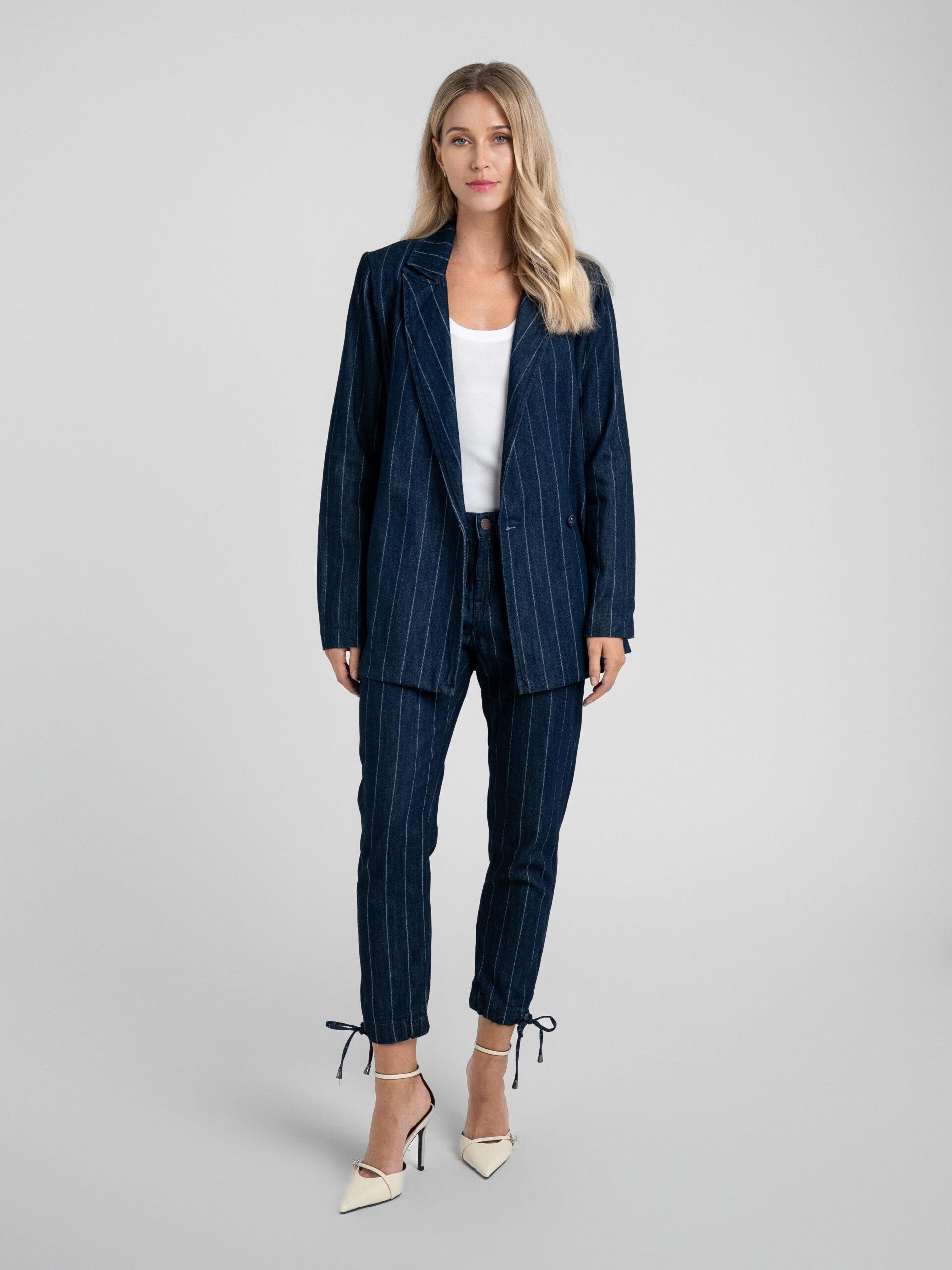 Phoebe Blazer Pinstripe
