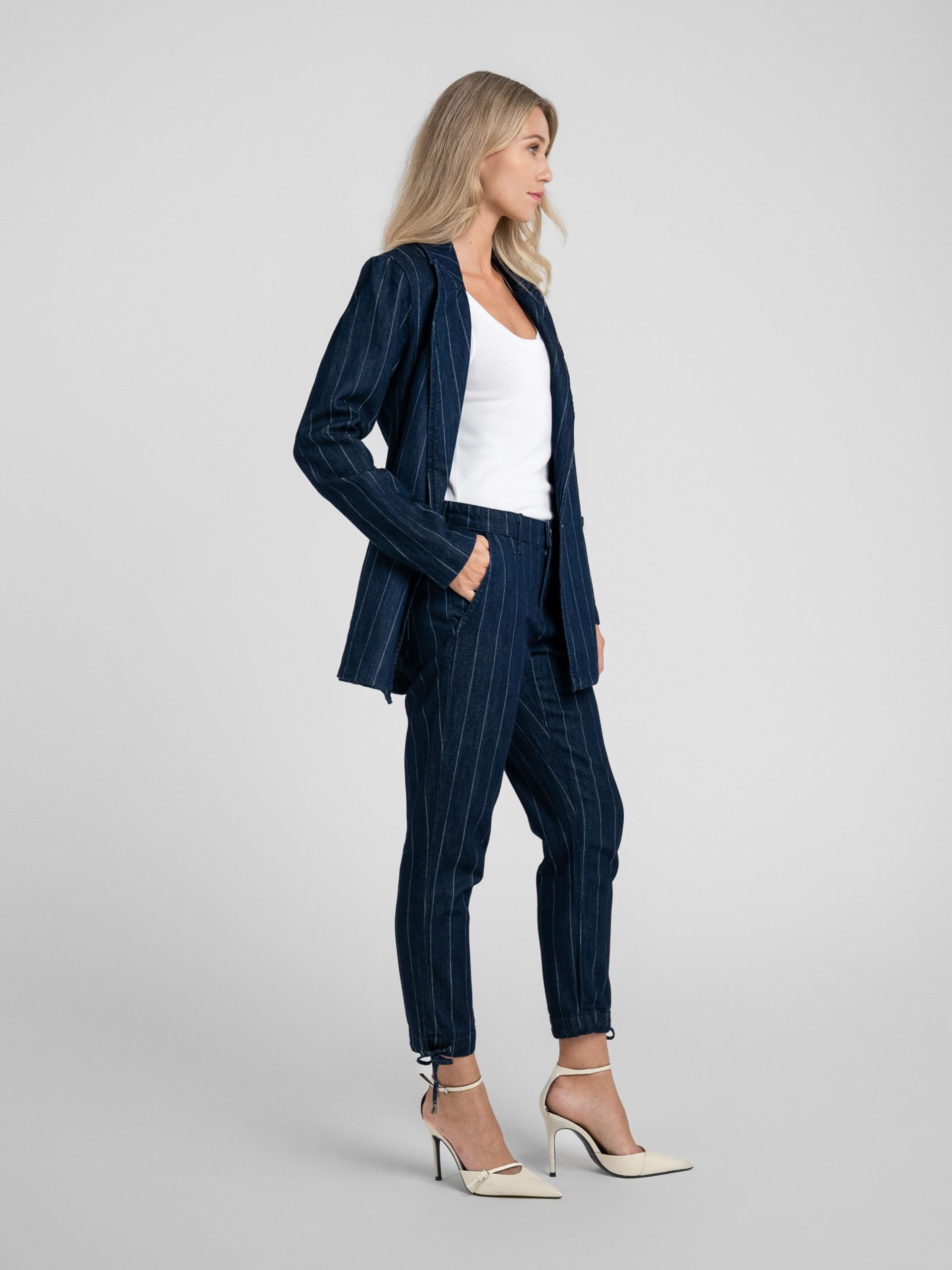 Phoebe Blazer Pinstripe