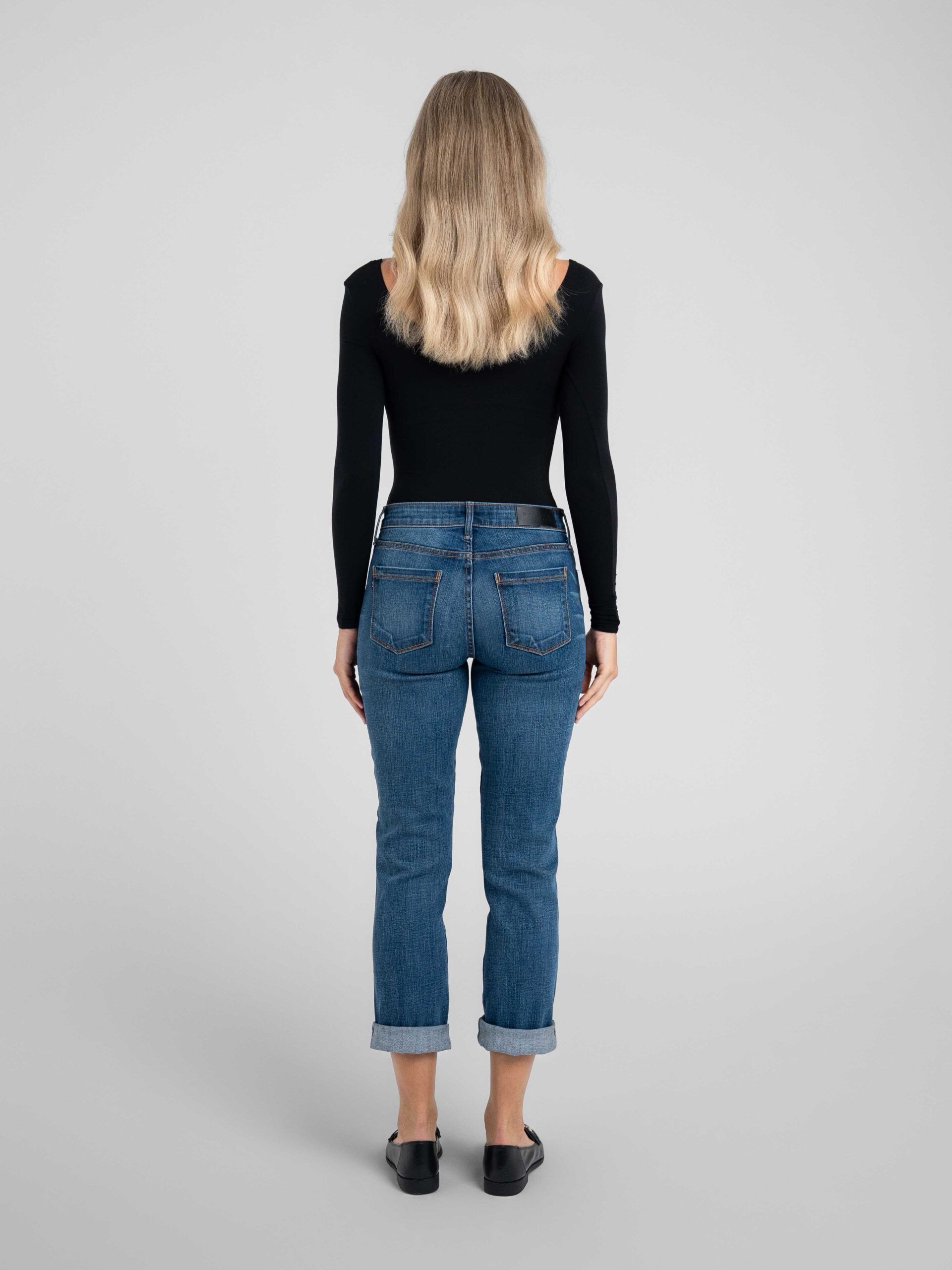 Camden Cuffed Crop in Mercury