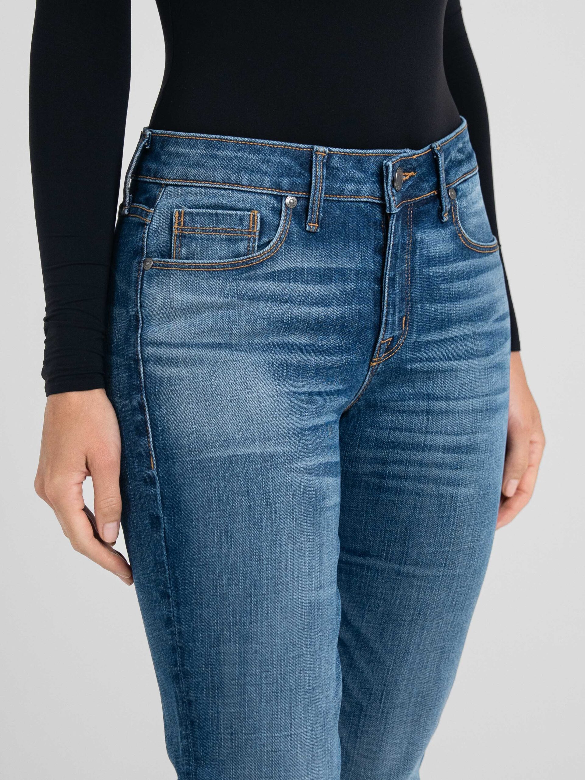 Camden Cuffed Crop in Mercury