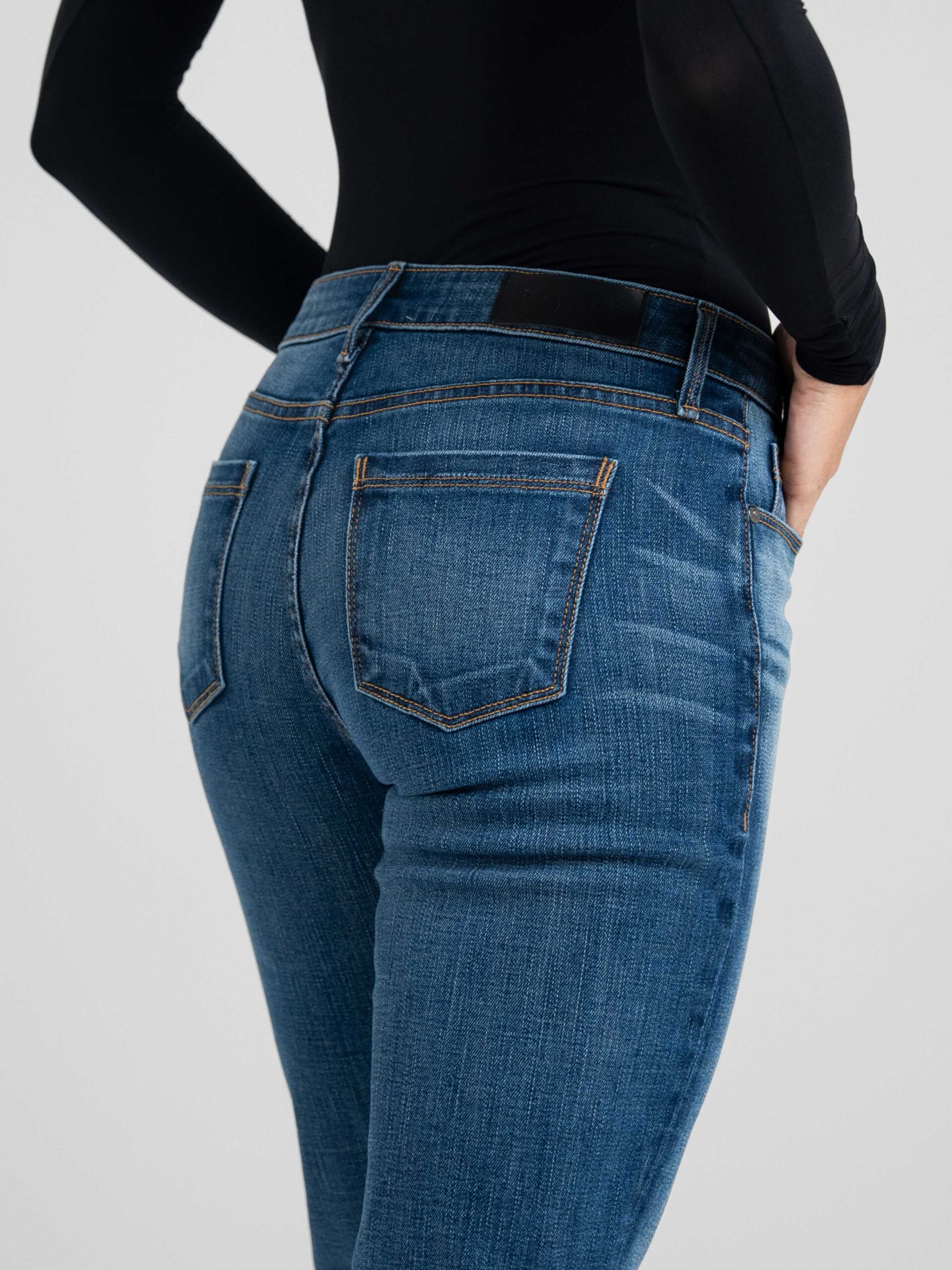 Camden Cuffed Crop in Mercury