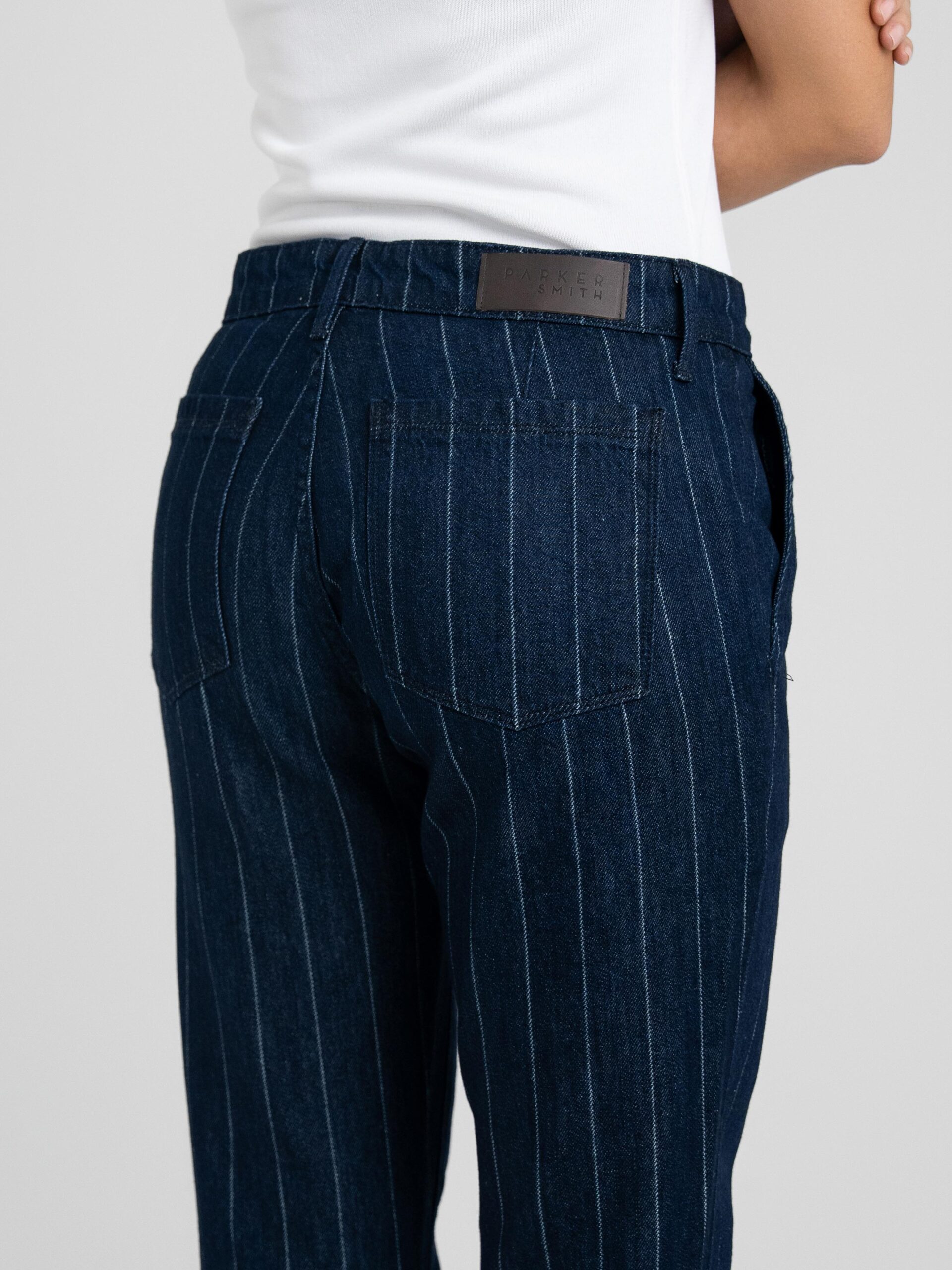 Tori Crop Trouser Pinstripe