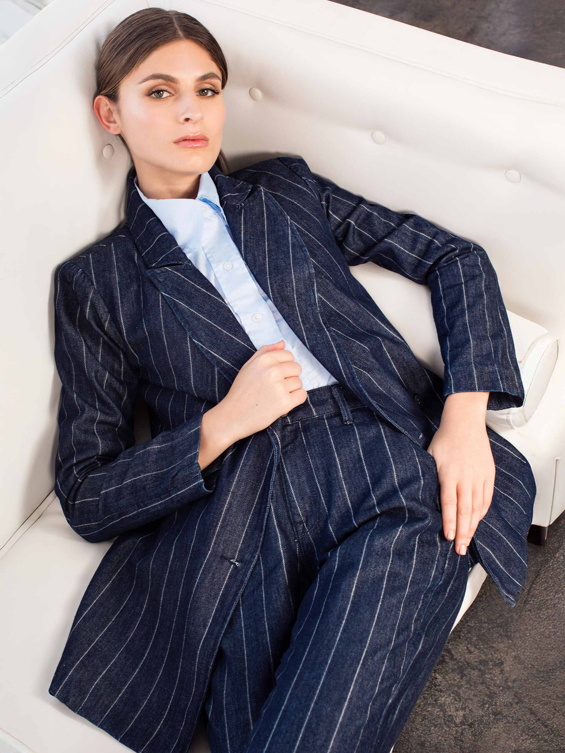 Phoebe Blazer Pinstripe
