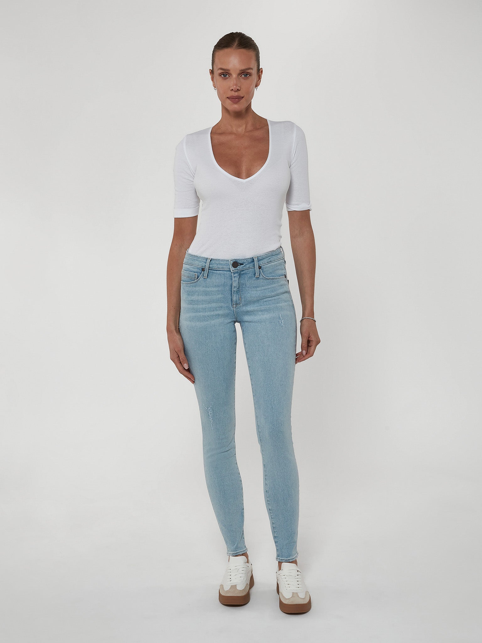 Kam Skinny in Malibu Distressed